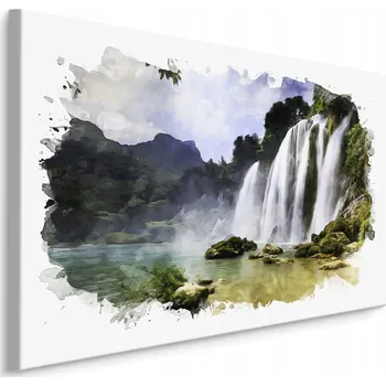 Obraz Obraz do Ložnice Vodopád AKVAREL Malba 40x30