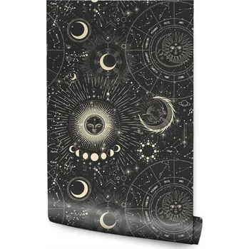 Fototapeta Tapeta na zeď Znamení Zvěrokruhu Měsíce Planety Boho