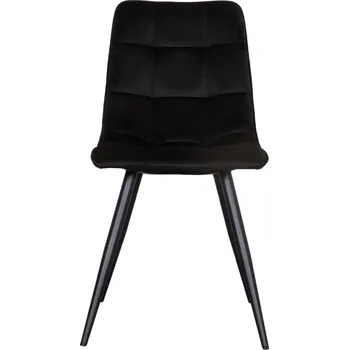 Jídelní židle LABEL51 Jídelní židle BISTRO samet černá