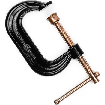 Truhlářská svěrka Kovaná ocelová C-svorka PONY JORGENSEN Heavy Duty - rozpětí 7,5 × 6 cm