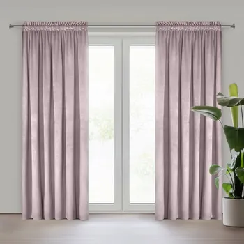 Závěs ArtFir Zatemňovací závěs PIERRE P | pudrově růžová 140 x 300 cm