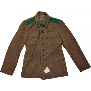 Dámské sako ARMÁDNÍ ORIGINÁL BULHARSKO Sako vlněné Bulharsko zelené výložky Velikost: II B