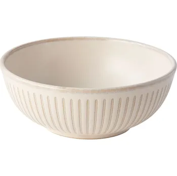Jídelní mísa RIDGED ALABASTER 16 cm, béžová, keramika, MIJ