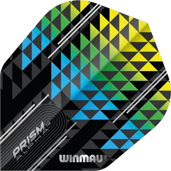 Winmau Letky Prism Alpha - No6 - Black, Yellow & Blue - W6915.553