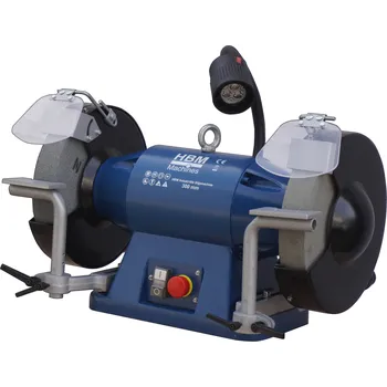 Bruska Velká průmyslová bruska, 2 koutouče 300 mm, 2.2kW,  3f/ 400V, 90 kg (HBM Machines)