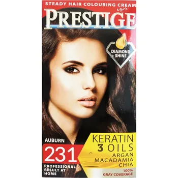 Barva na vlasy Vips Prestige permanentní krém barva na vlasy 231 kaštanové 115 ml