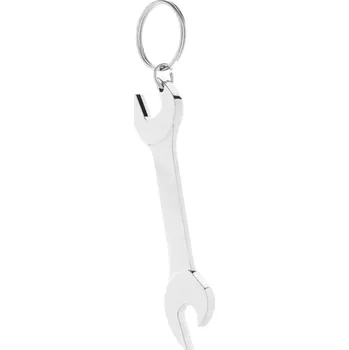 Fasten přívěšek na klíče s otvírákem na láhve - stříbrná - AP808256