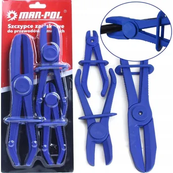 Škrtící kleště, svorky 3ks na pružné hadičky MAR-POL