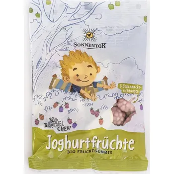 Cukrovinka Sonnentor Jogurtové ovoce - želé s jogurtem, BIO, 100 g *CZ-BIO-002 certifikát