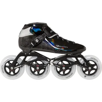 Kolečkové brusle Kolečkové brusle Powerslide Dragon Black 100, 41, 4x, 100 Powerslide