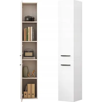 Knihovna Regál Rebiko 31 cm x 174 cm x 30 cm bílý