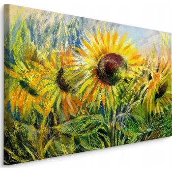 Obraz Obraz do Jídelny SLUNEČNICE Příroda Kresba 30x20