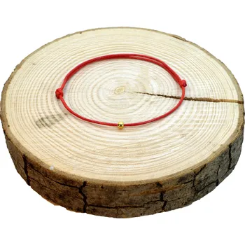 Náramek WUX Kabbalah pozlacený korálek 24K zlato VELIKOST NÁRAMKU: Dětská.....14cm, BARVA PROVÁZKU: Žlutá neonová, PRŮMĚR PROVÁZKU: Ø 1mm