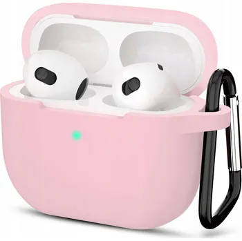 Pouzdro na mobilní telefon Flipové Pouzdro Vanfone pro Apple AirPods 3 růžové
