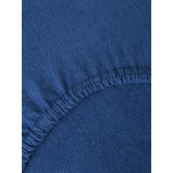 Prostěradlo Froté prostěradlo 180 × 200 cm - tmavě modrá