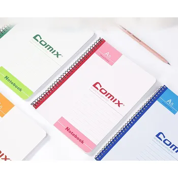 Comix Poznámkový blok C4515 A5/Linkovaný Barva: Červená