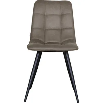 Jídelní židle LABEL51 Jídelní židle BISTRO mikro semiš taupe