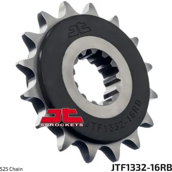 Řetězová sada pro motocykl JT-Sprockets JTF1332-16RB řetězové kolečko přední s integrovanou tlumící gumou