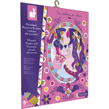 Hračka Janod - Atelier Sada - Mini Mozaika Jednorožec od 5 let
