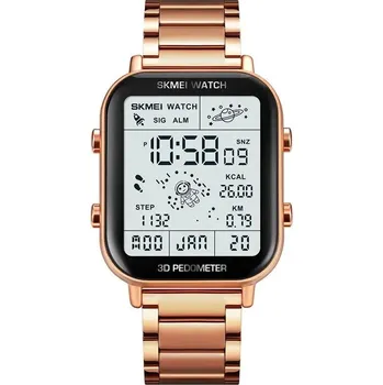 Hodinky Unisex digitální hodinky DF889 Barva (Varianta): Růžovo-zlatá