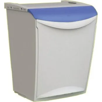 Popelnice HTI Nádoba na třídění odpadu - modré víko MC-7137-1