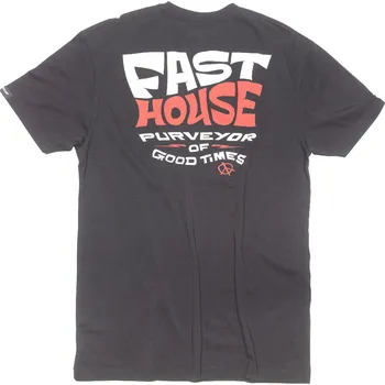 Fasthouse Utopia Tee Black Velikost: L