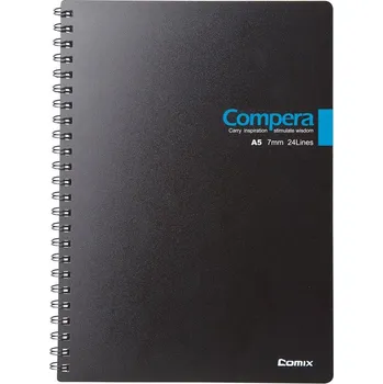 Blok Comix Poznámkový blok Compera CPA5607 A5 Barva: Černá/Modrá