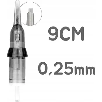 Tetování CARTRIDGE 9CM 0,25MM PERMANENTNÍ MAKEUP N19