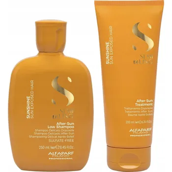 Vlasová regenerace Alfaparf Semi Di Lino Sunshine sada pro zářivé vlasy v létě
