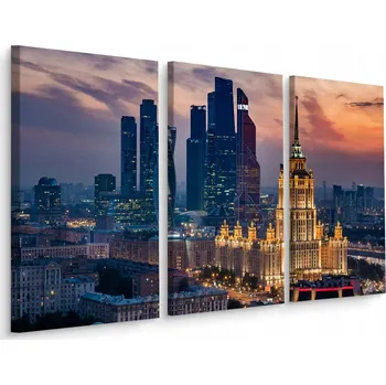 Obraz Obraz tryptych Rusko Moskva Město 3D Efekt 60x40
