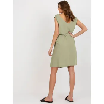 Dámské šaty RUE PARIS Šaty -WN-SK-VE38.32P Barva: Zelená, Velikost: S