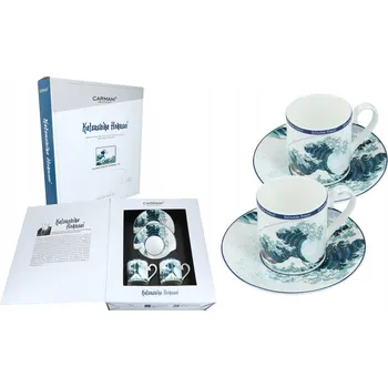Carmani, 2x šálek na espresso - Hokusai Katsushika/Velká vlna v Kanagawě