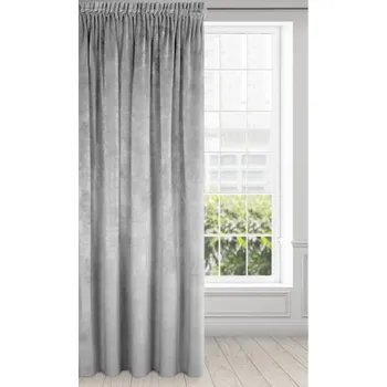 Přehoz na lůžko Hotový závěs RIA ocelový - na pásce