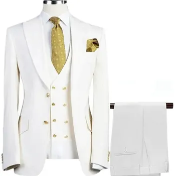 Pánský oblek Pánský formální oblek MC123 Velikost: M, Barva (Varianta): White 1