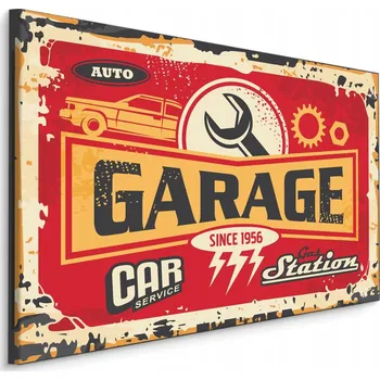 Obraz Nástěnný obraz Moto Díly Nápisy Retro styl 30x20