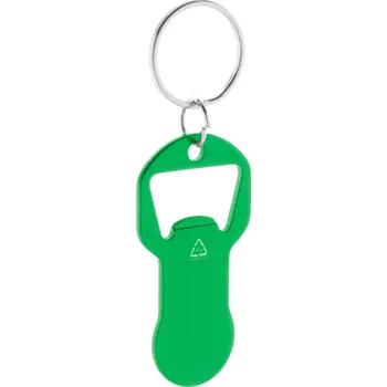 Biropi přívěšek na klíče s otvírákem na láhve - zelená - AP808261-07