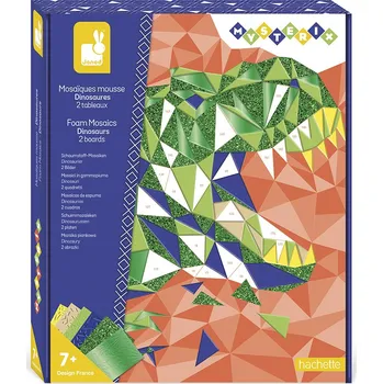 Mozaiková sada Janod - Atelier Sada Maxi - Mozaika Dinosauři od 7 let