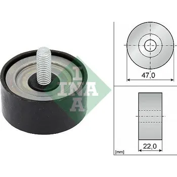 Vratná/vodicí kladka, klínový žebrový řemen Schaeffler INA 532 1001 10