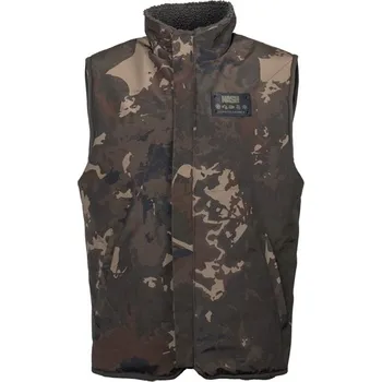 Rybářské oblečení NASH - Vesta Zero Tolerance Sherpa Fleece Reversible Body Warmer vel. S
