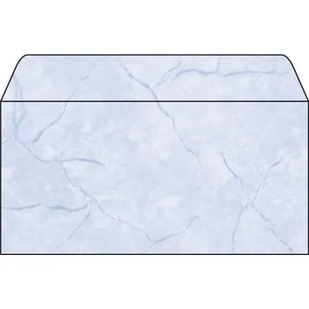 Obálka Dekorativní obálky Sigel DL,motiv modrá žula,50 ks