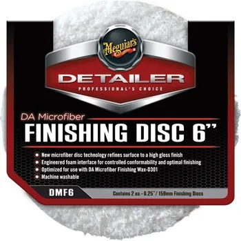Meguiar's DA Microfiber Finishing Disc 6", 2ks