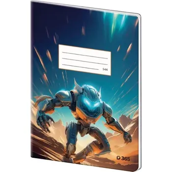 Sešit HELMA 2025 Sešit 544 linkovaný papírové desky – Sci-fi