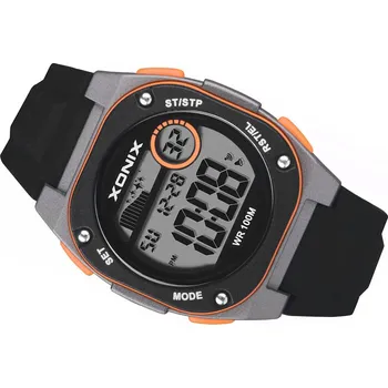Hodinky Hodinky XONIX Stopky Timer Datum Podsvícení WR100m Mládežnické Pánské