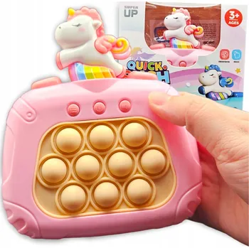 POP IT DOVEDNOSTNÍ HRA POP IT ANTISTRESOVÁ SENSORICKÁ BUBLINA POP IT JEDNOROŽEC