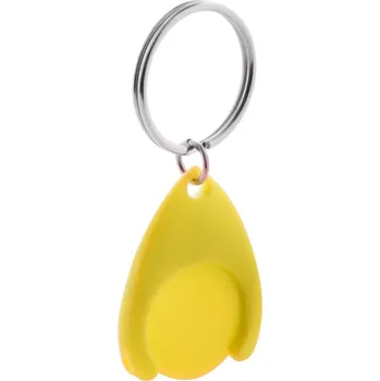 Nelly přívěšek na klíče se žetonem - žlutá - AP800375-02
