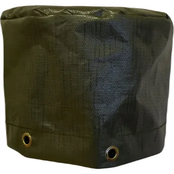 Krycí plachta Kryt na zahradní nábytek 180 g/m2 - barva khaki - rozměr plachty kruh o průměru 200 cm x výška 90 cm