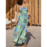 Luxusní dlouhé hedvábné šaty OPERA Velikost: M