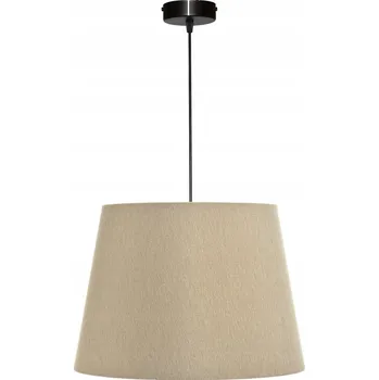 Závěsné svítidlo Lustr E27 Béžové stínidlo KUŽEL 30 x 40 v28 AVOLA