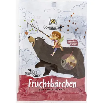 Bonbon Sonnentor Ovocní medvídci - želé s ovocnou příchutí, BIO, 100 g *CZ-BIO-002 certifikát