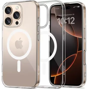 Pouzdro na mobilní telefon Kryt Apple iPhone 15 Pro Max Tech-Protect FlexAir MagSafe transparentní